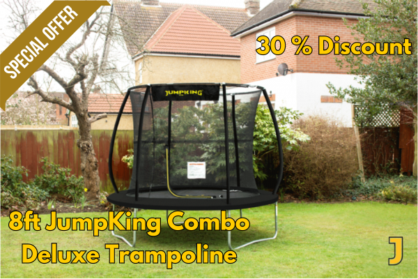 30% OFF our 8ft JumpKing Combo Deluxe Trampoline